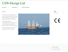 Tablet Screenshot of csw-design.com